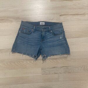 HUDSON Amber Raw Edge Shorts Size 24